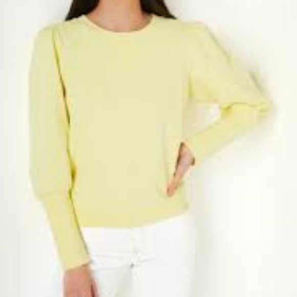 #NWOT# WYSE London Adele Sweatshirt in Lemon Yellow Size:1 - Picture 11 of 12